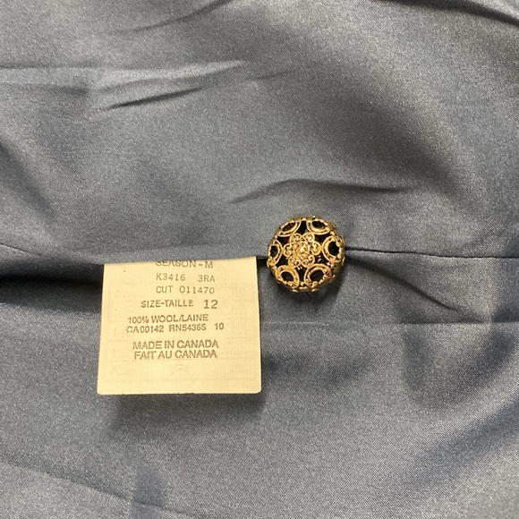 Vintage FRENCH Blue “ 1980’s blazer - Picture 9 of 9